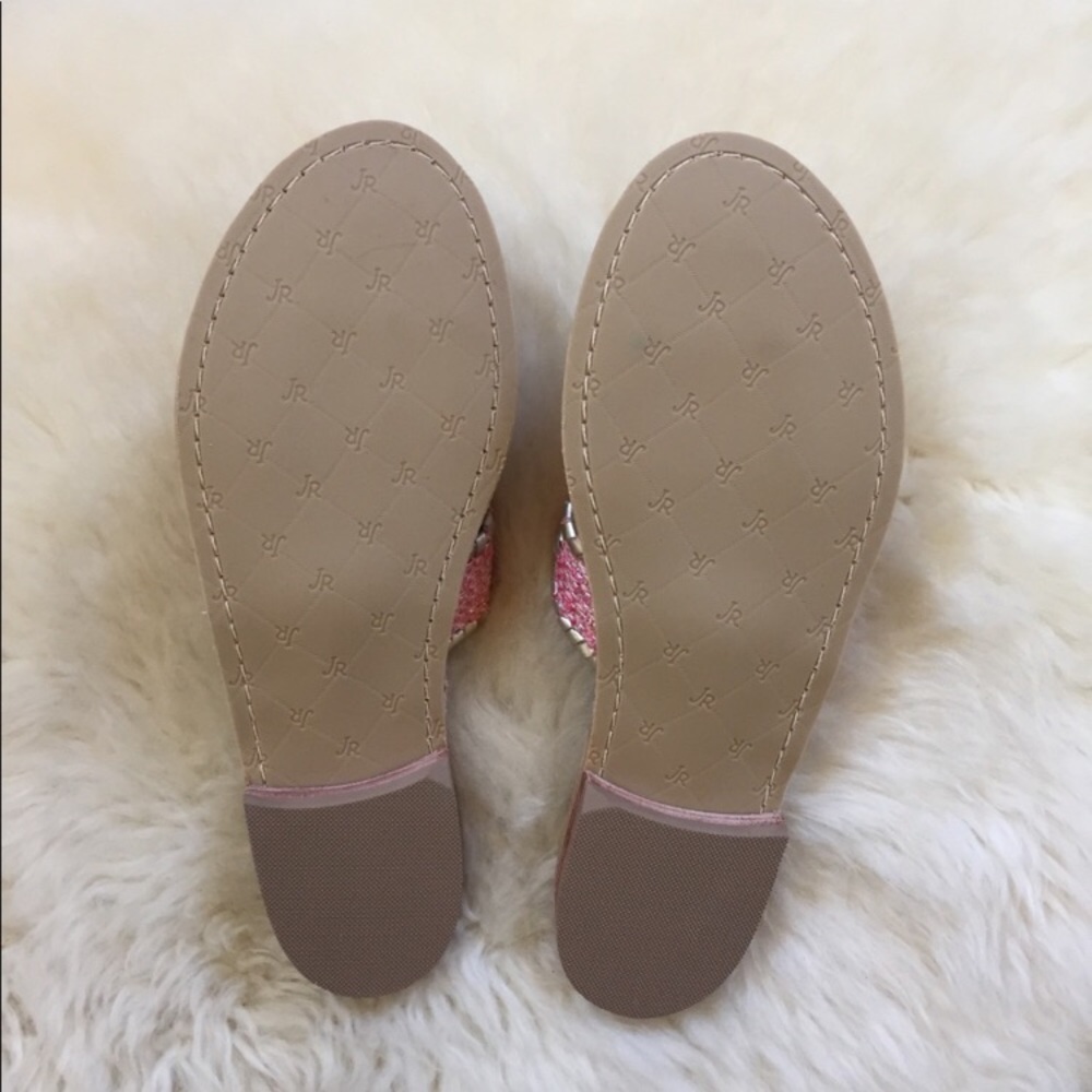 Jack Rogers Pink & Silver Genevieve Thong Sandals - Picture 7 of 7